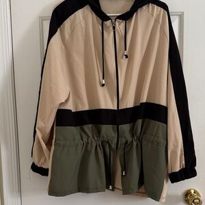 Stylish Women's Colorblock Jacket size 3X